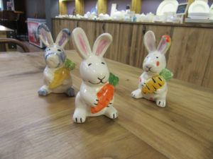 conejos cerámica colorit